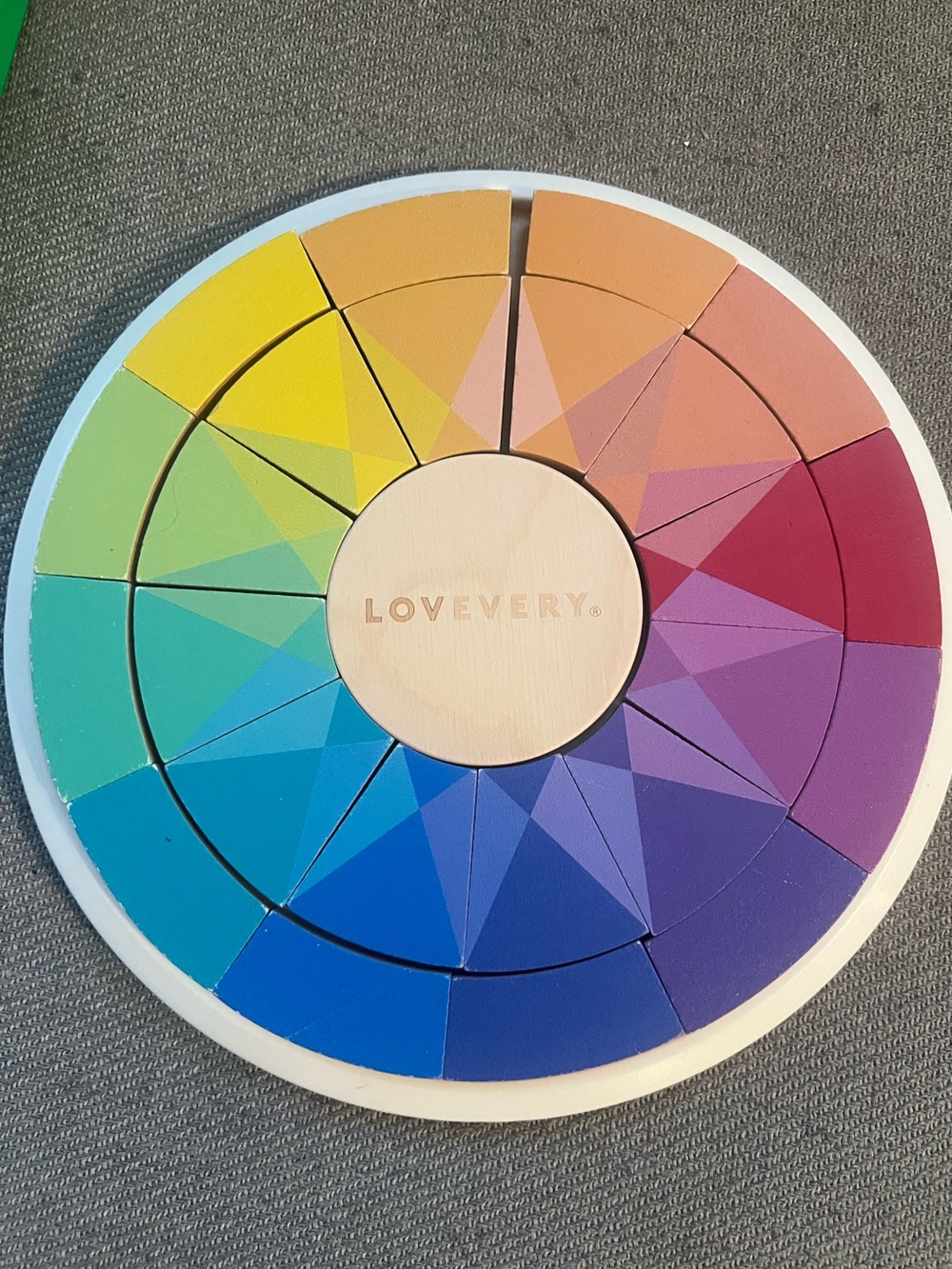 Lovevery Wooden Color Theory Puzzle & “Charlie Learns Something New” Book Set